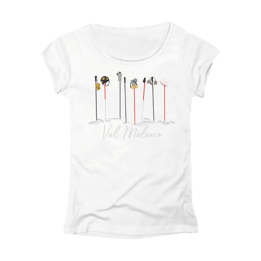 T-SHIRT DONNA GGIRL-045-W BIANCO