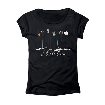 T-SHIRT DONNA GGIRL-045-W NERO