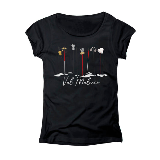 T-SHIRT DONNA GGIRL-045-W NERO