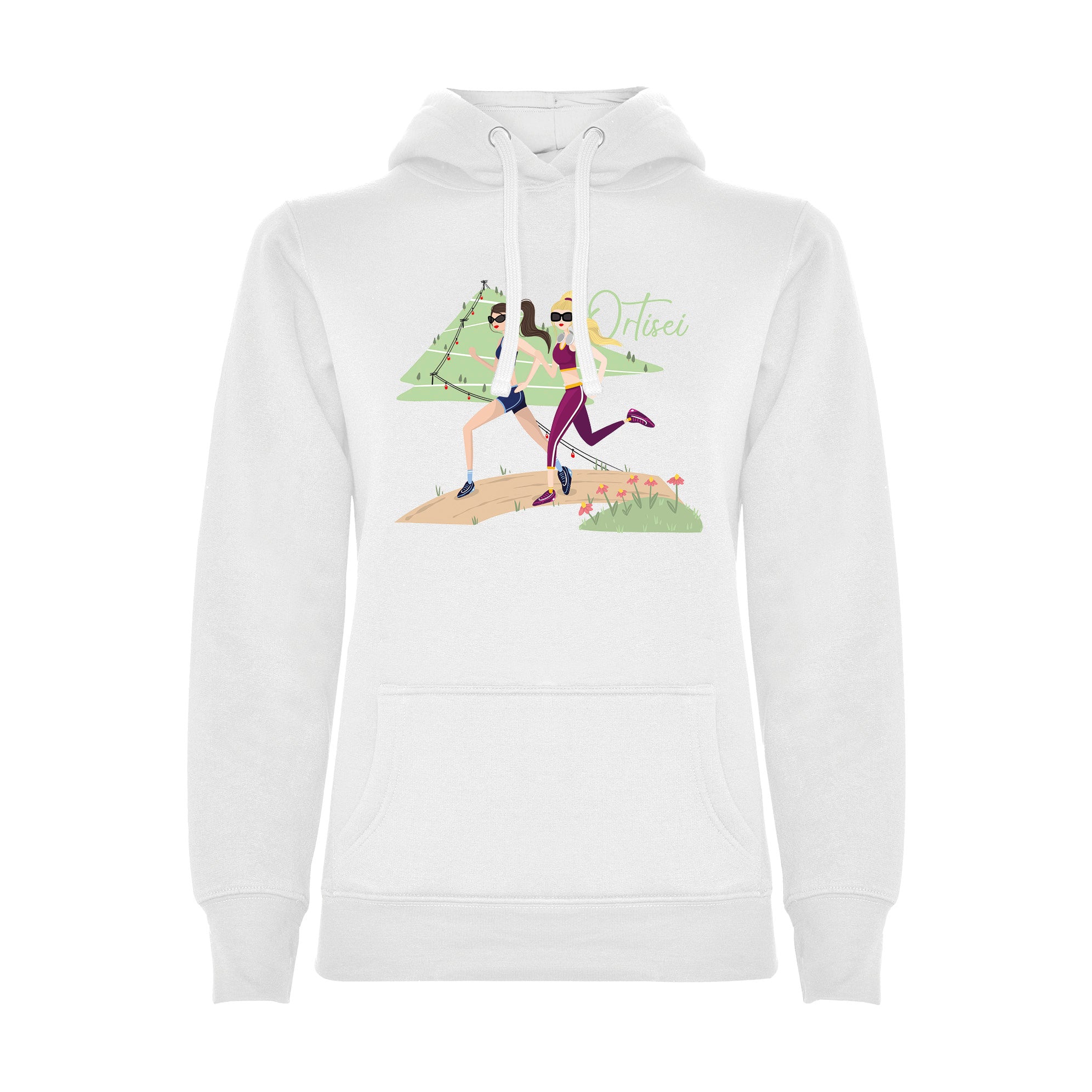 FELPA DONNA GGIRL-050-W-FE BIANCO