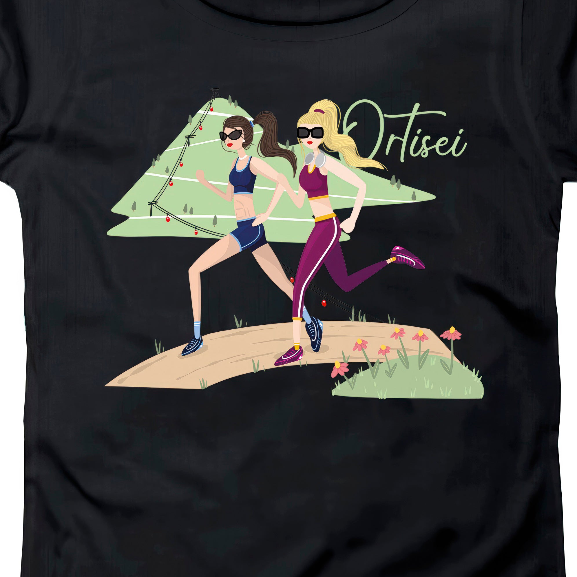 T-SHIRT DONNA GGIRL-050-W NERO