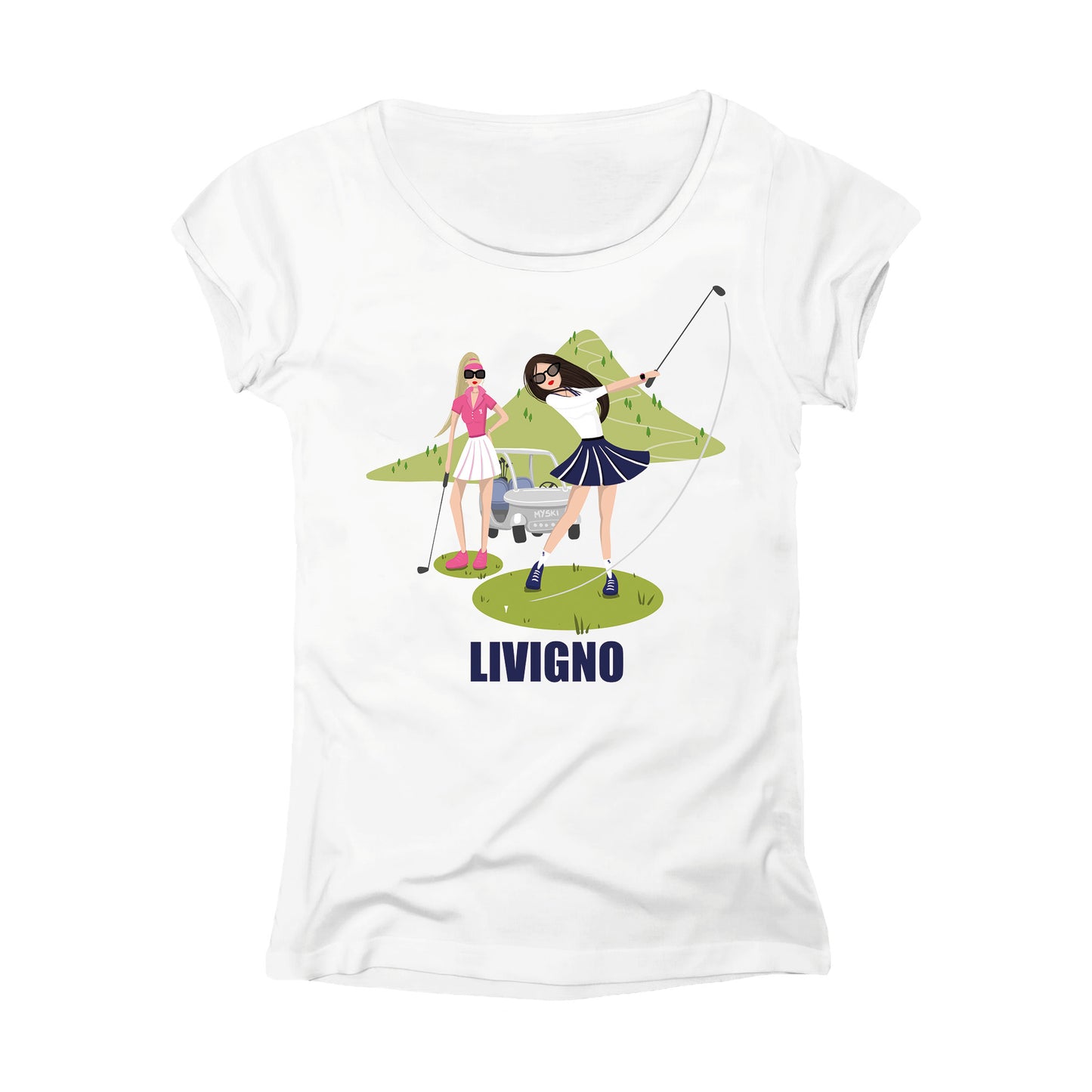 T-SHIRT DONNA GGIRL-052-W BIANCO