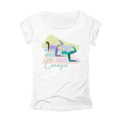 T-SHIRT DONNA GGIRL-053-W BIANCO
