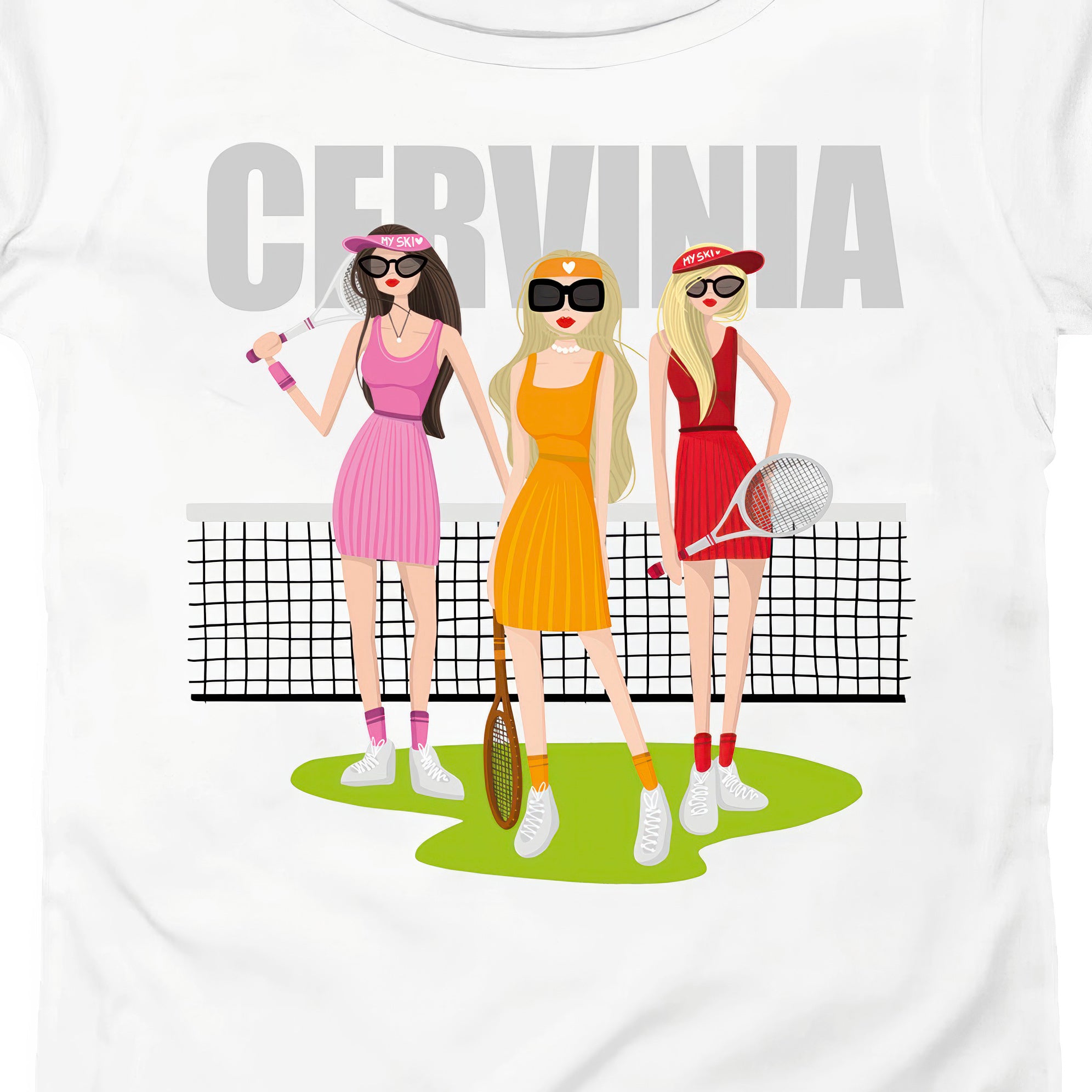 T-SHIRT DONNA GGIRL-054-W BIANCO