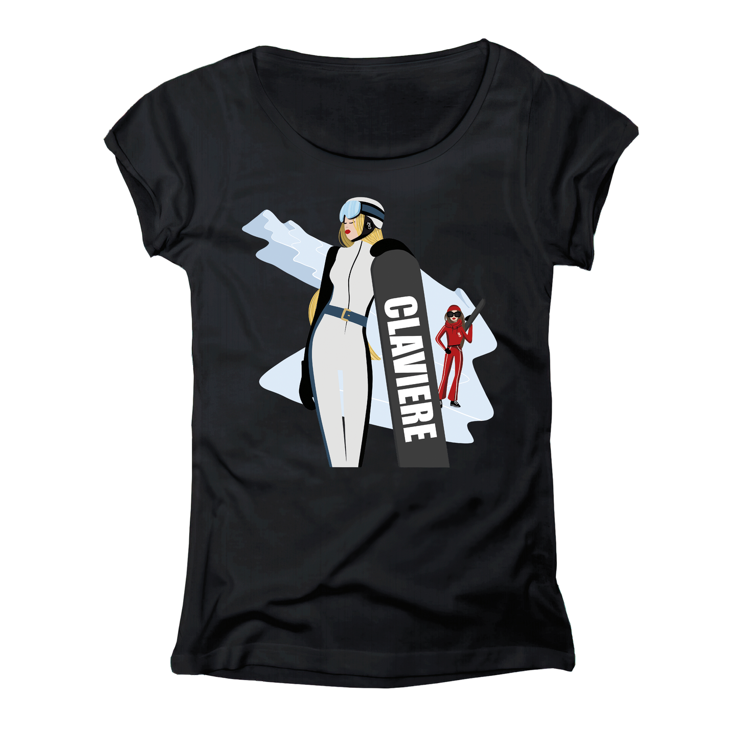 T-shirt donna GGIRL-060-W-NERO