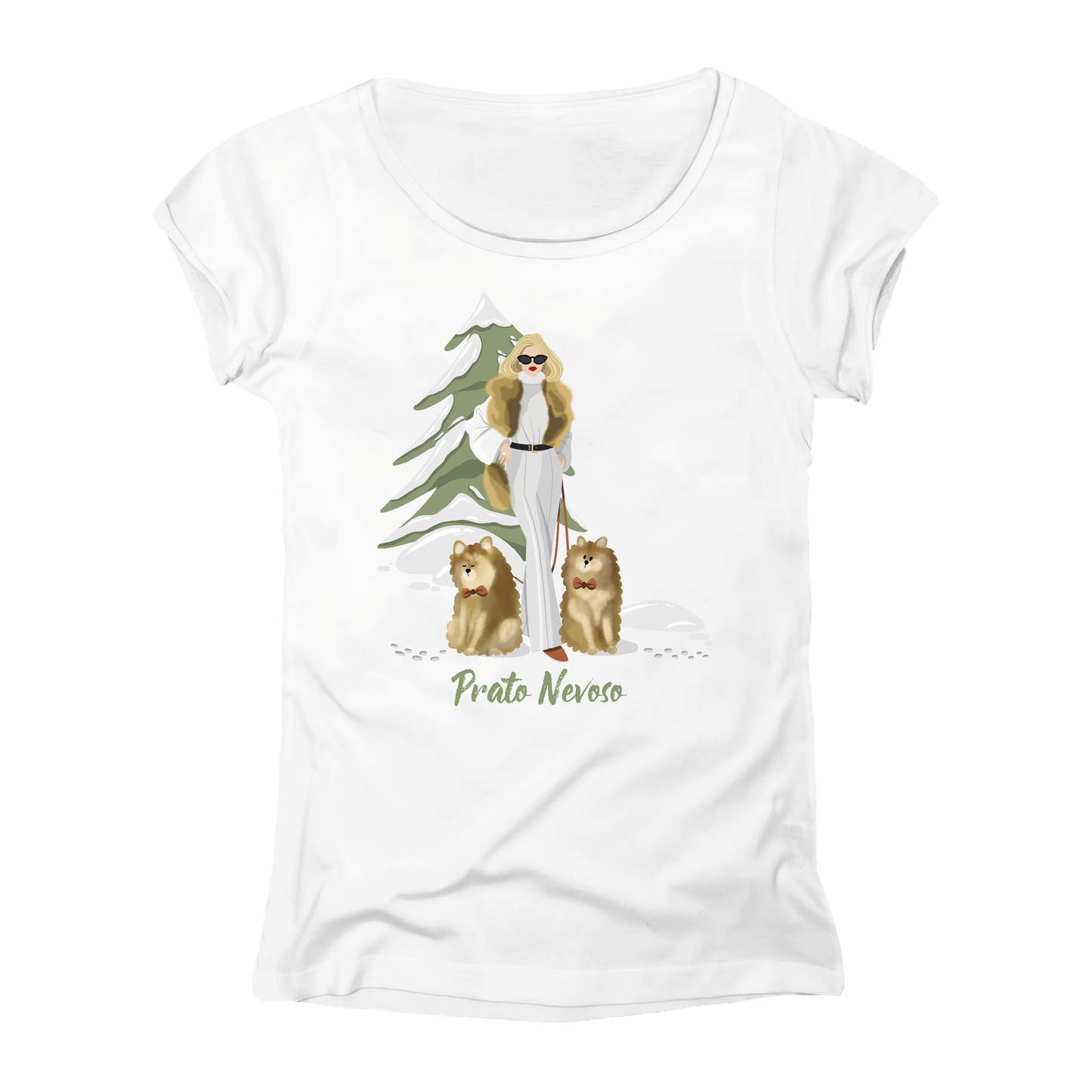 T-shirt donna GGIRL-063-W-BIANCO