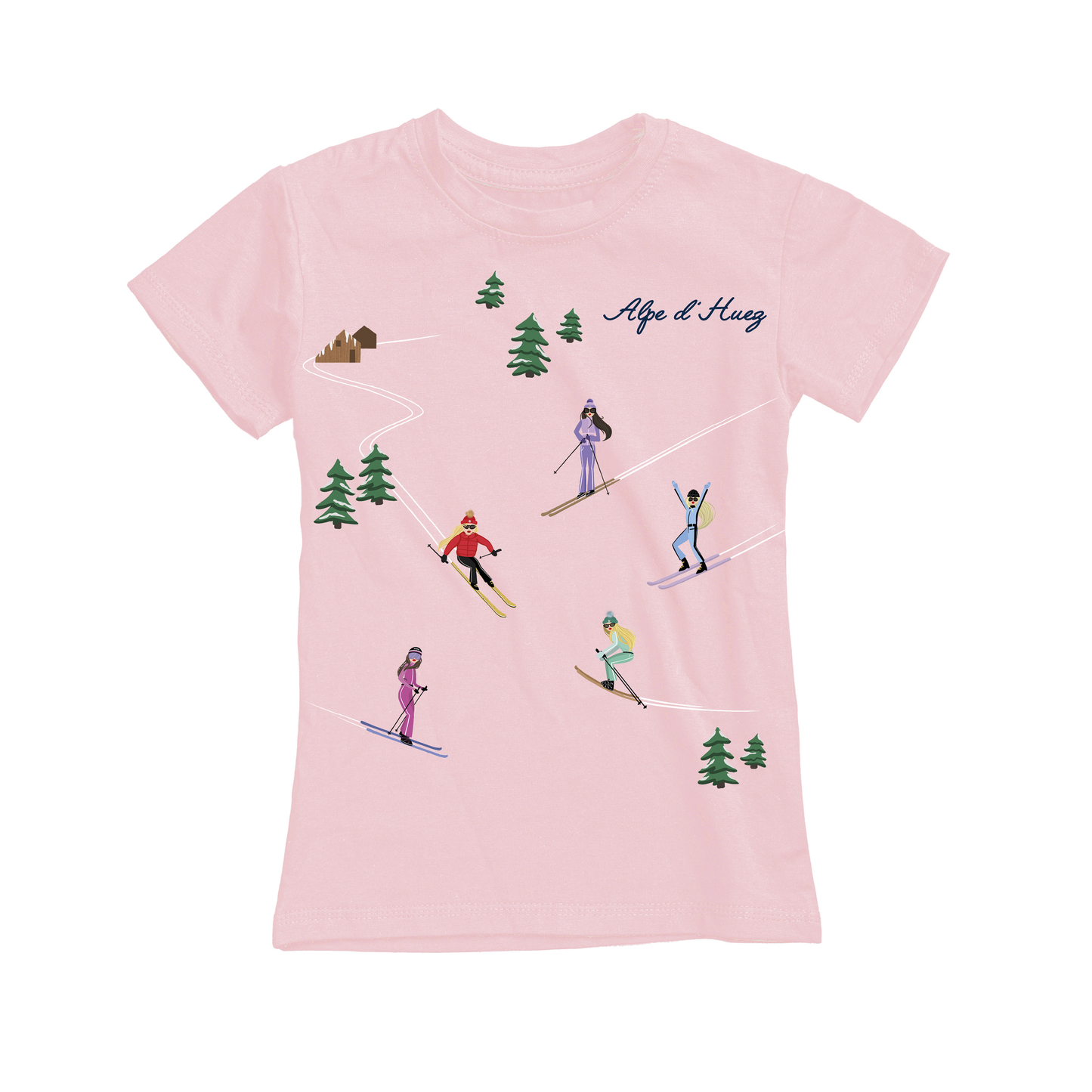 T-shirt bambina GGIRL-066-JF-ROSA