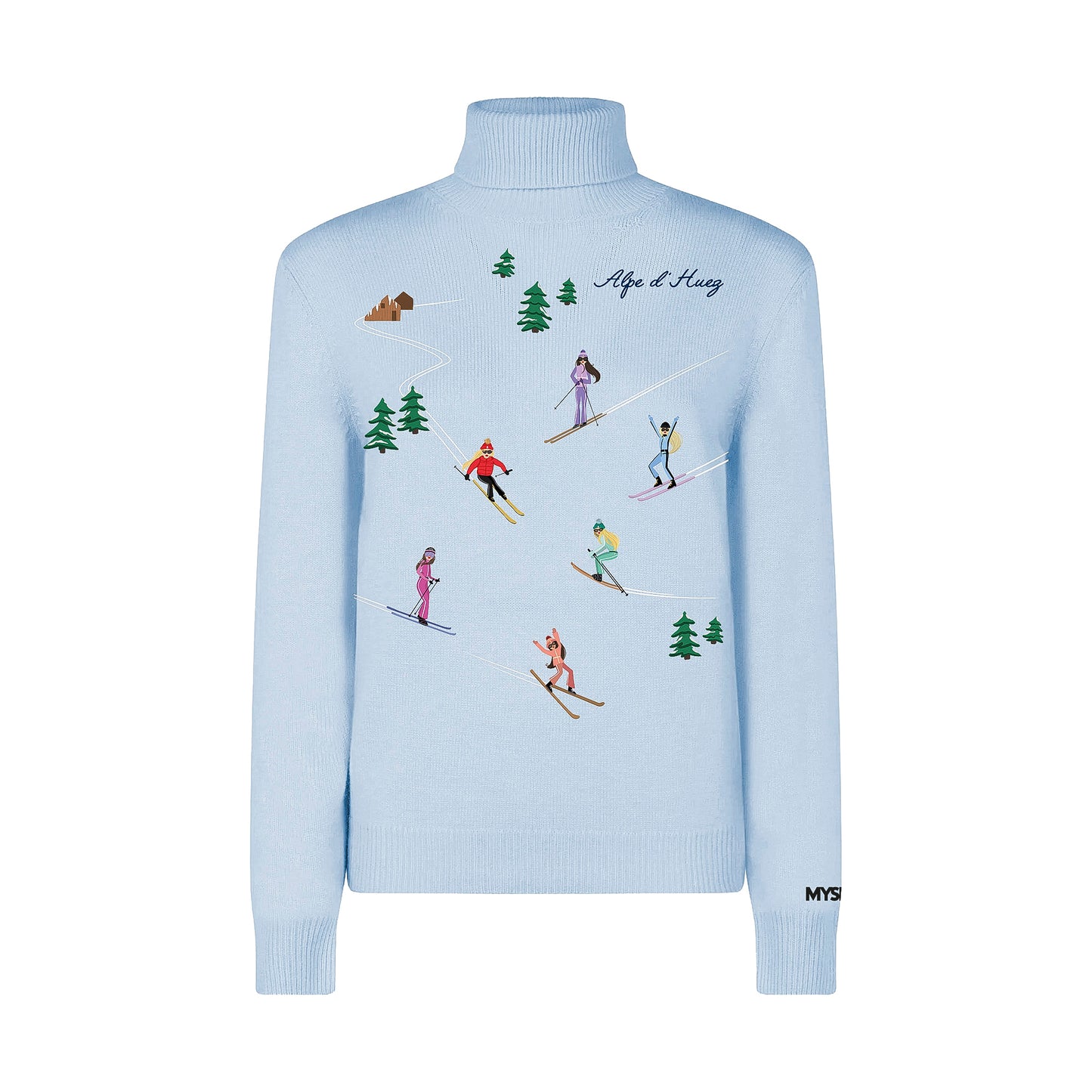 Maglione Dolcevita donna GGIRL-066-W-MS06-AZZURRO