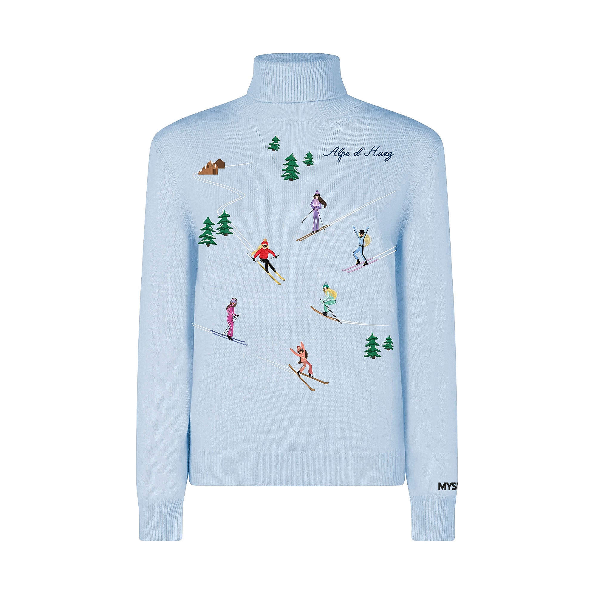 Maglione Dolcevita donna GGIRL-066-W-MS06-AZZURRO