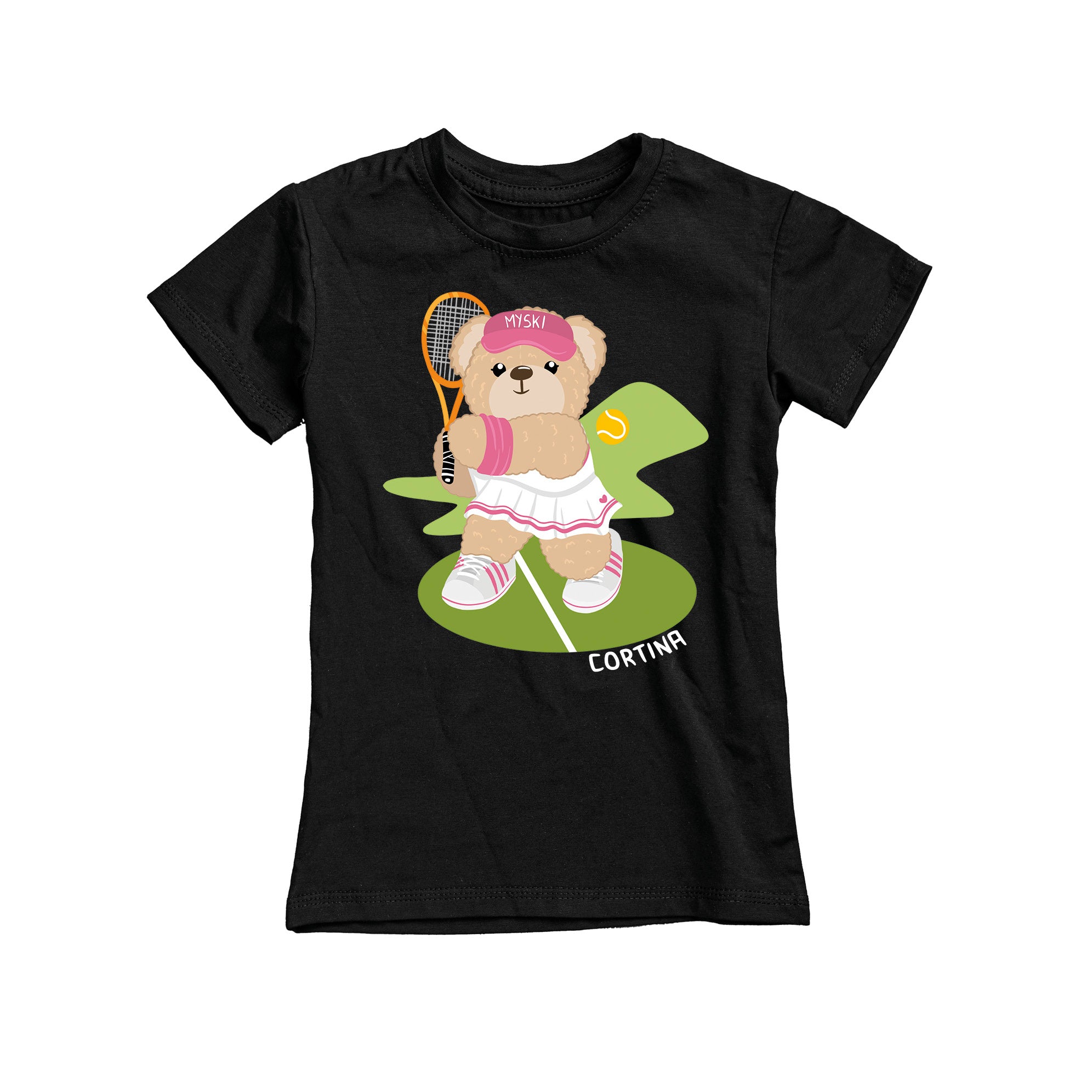 T-SHIRT JUNIOR LBEA-102-JF NERO