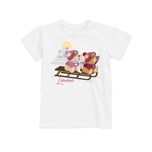 T-SHIRT JUNIOR LBEA-110-JF BIANCO