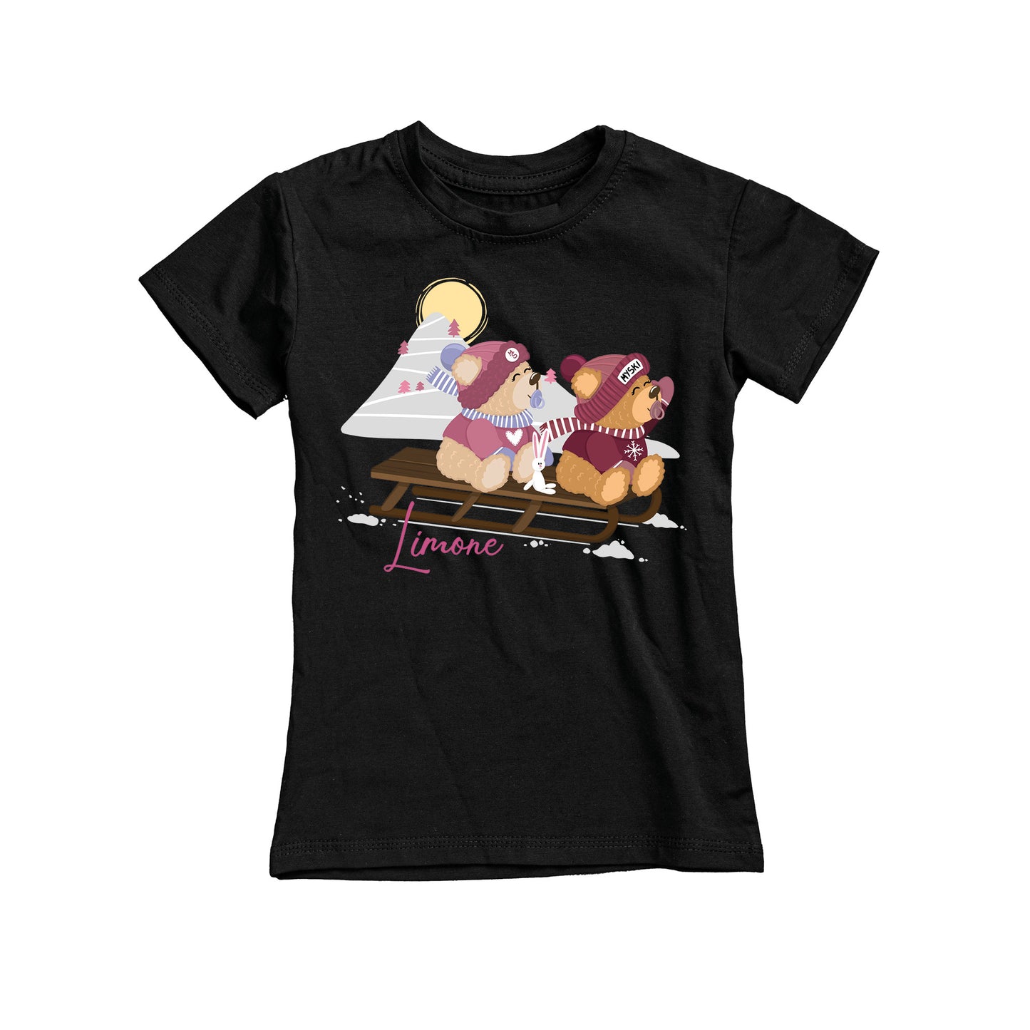 T-SHIRT JUNIOR  LBEA-110-JF NERO