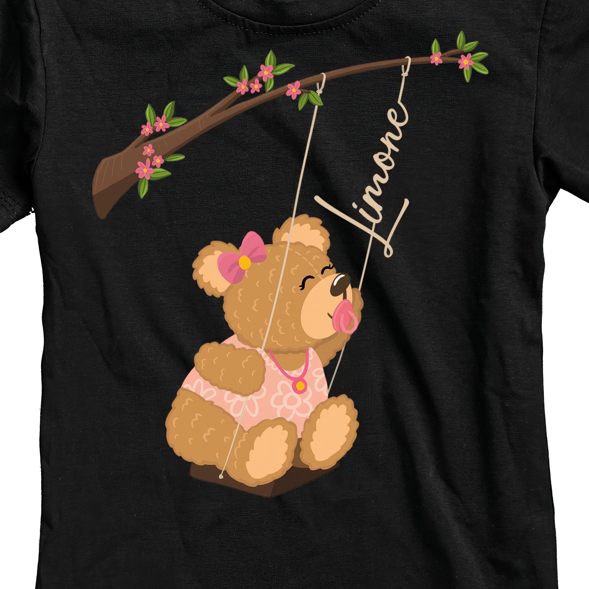 T-SHIRT JUNIOR LBEA-116-JF NERO