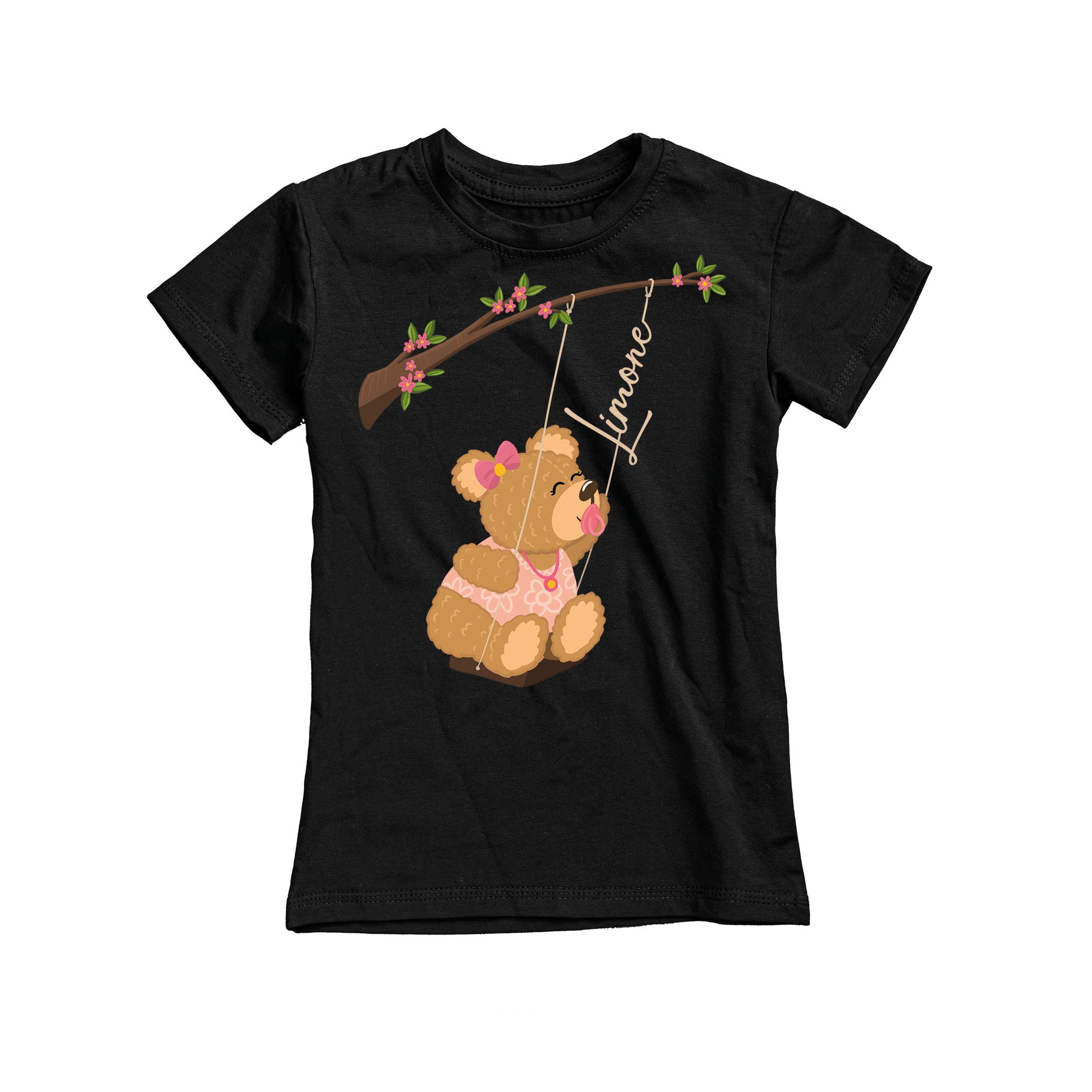 T-SHIRT JUNIOR LBEA-116-JF NERO