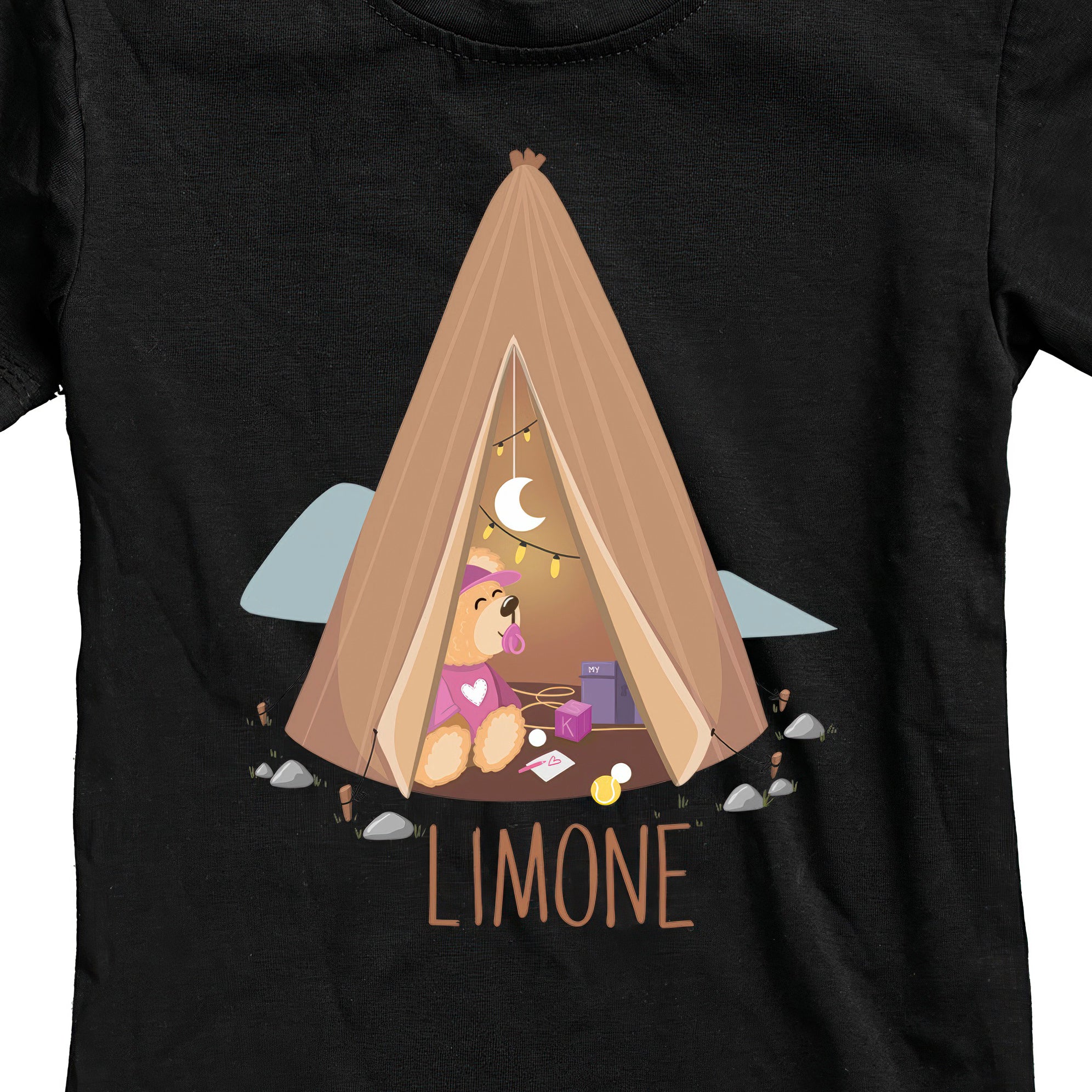 T-SHIRT JUNIOR LBEA-117-JF NERO