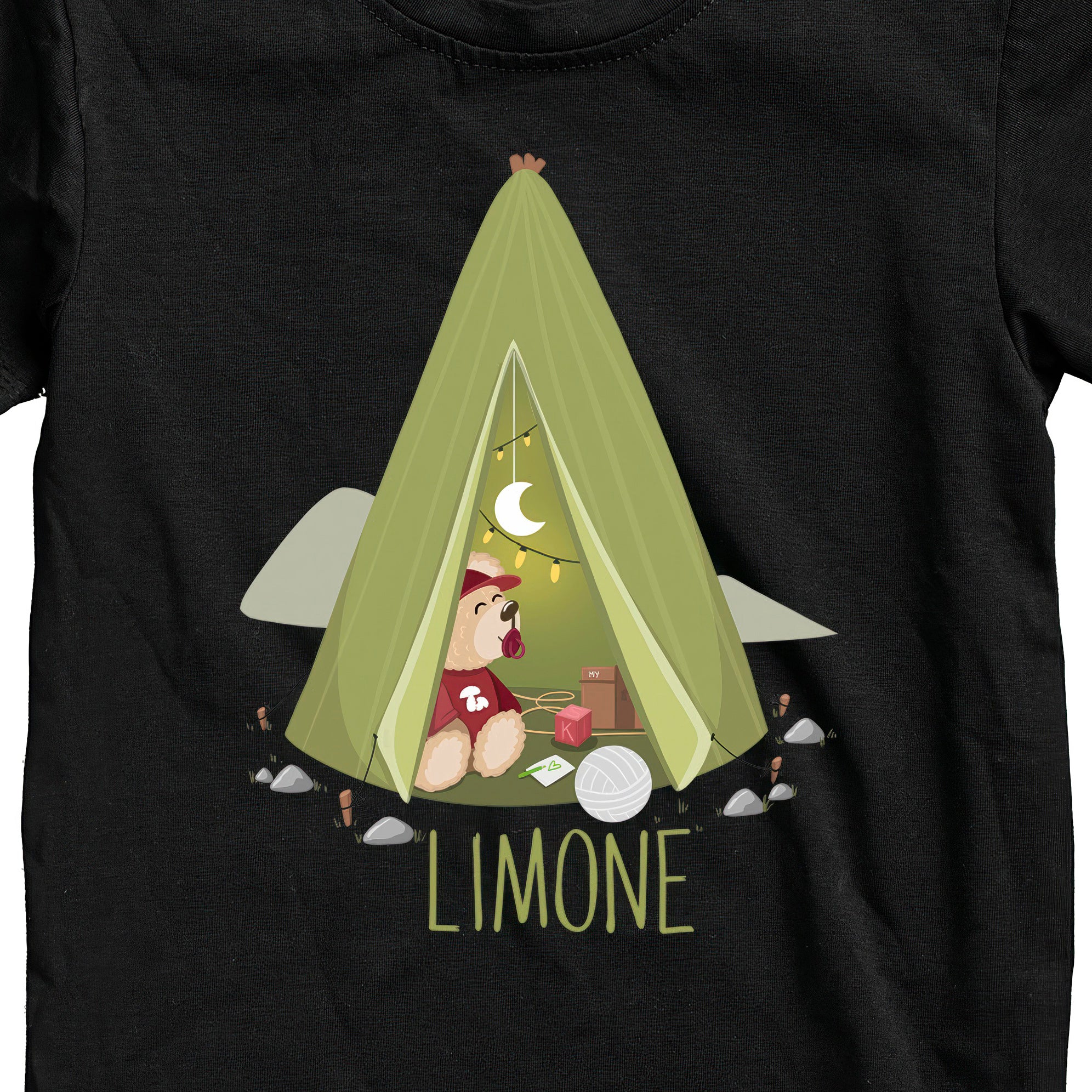 T-SHIRT JUNIOR LBEA-118-JM NERO