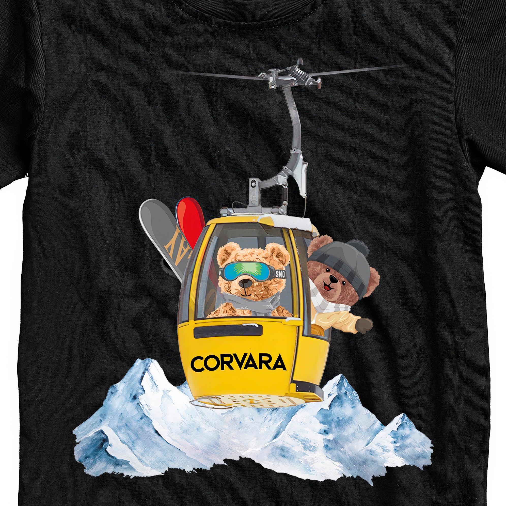 T-SHIRT JUNIOR LBEA-CAB-004-JM NERO