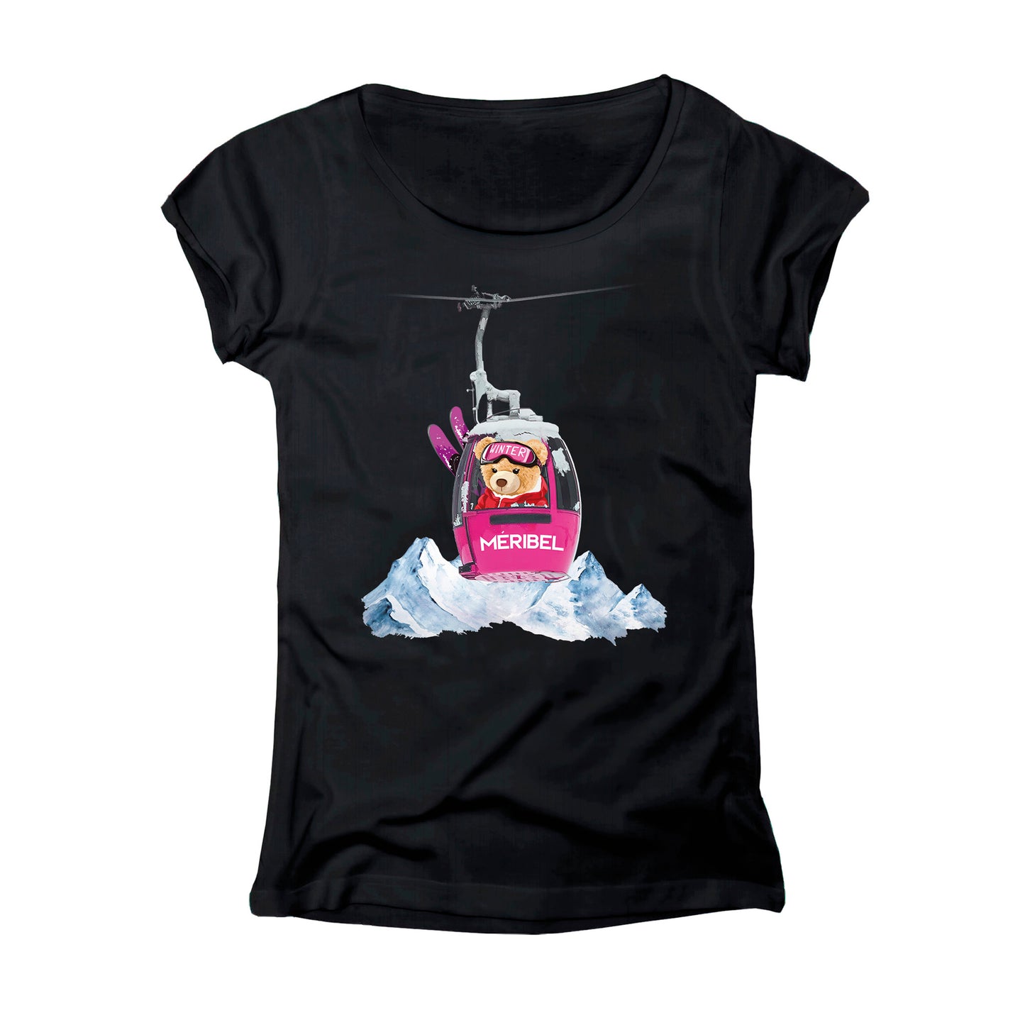 T-SHIRT DONNA LBEA-CAB-005-W NERO