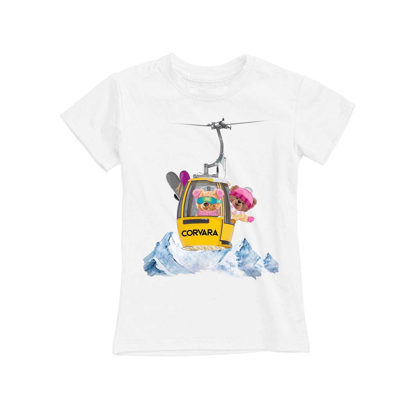 T-SHIRT JUNIOR LBEA-CAB-006-JF BIANCO