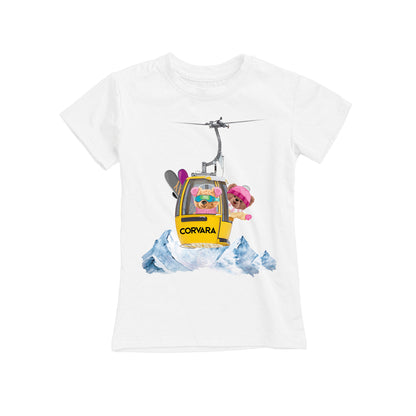 T-SHIRT JUNIOR LBEA-CAB-006-JF BIANCO