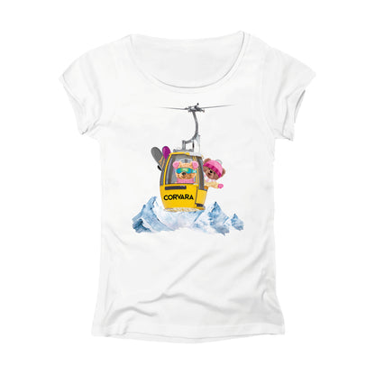 T-SHIRT DONNA LBEA-CAB-006-W BIANCO