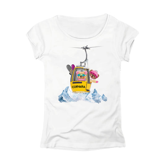 T-SHIRT DONNA LBEA-CAB-006-W BIANCO