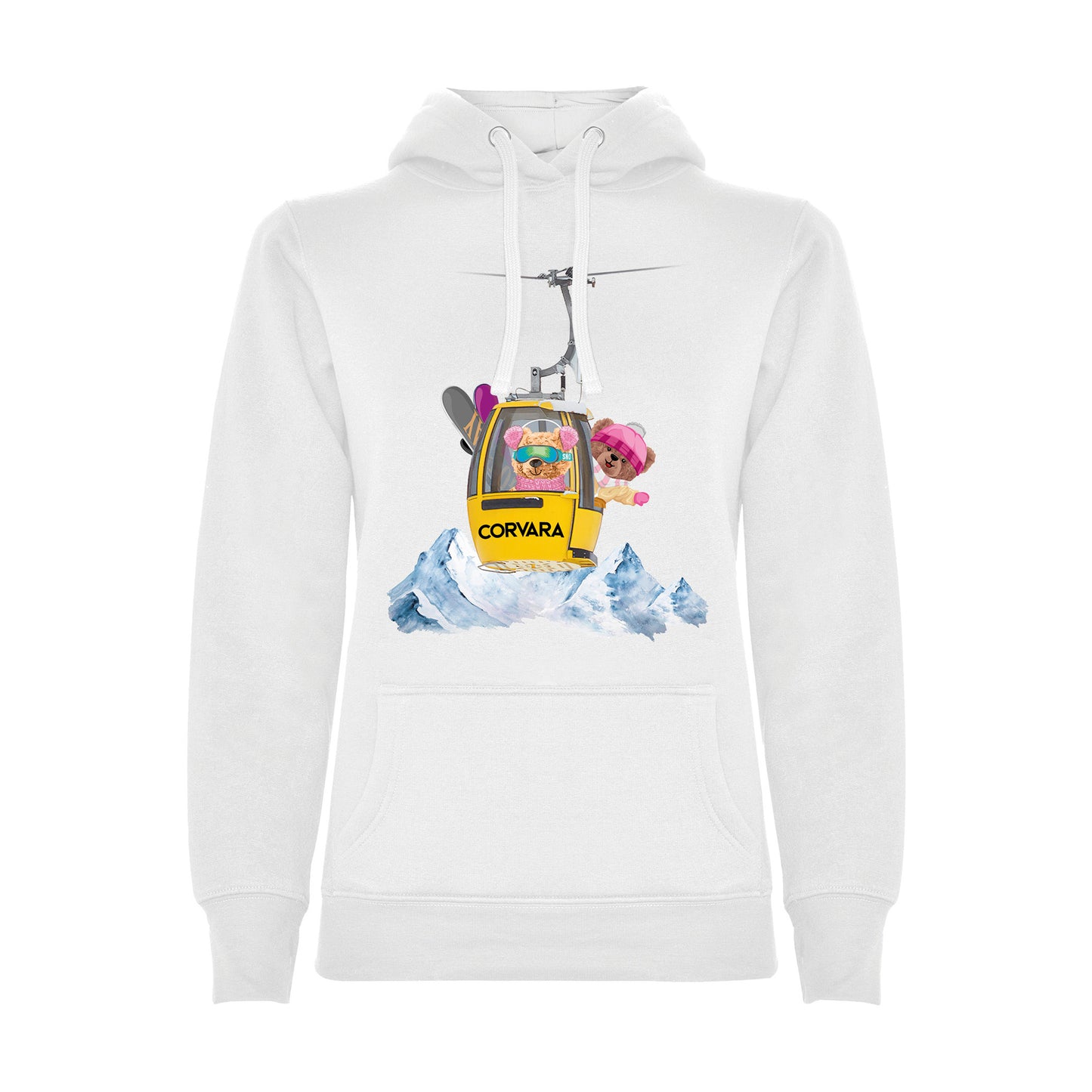 FELPA DONNA LBEA-CAB-006-W-FE BIANCO