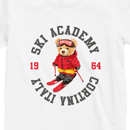 T-SHIRT JUNIOR LBEA-LOG-005-JM BIANCO