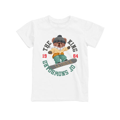 T-SHIRT JUNIOR LBEA-LOG-007-JM BIANCO