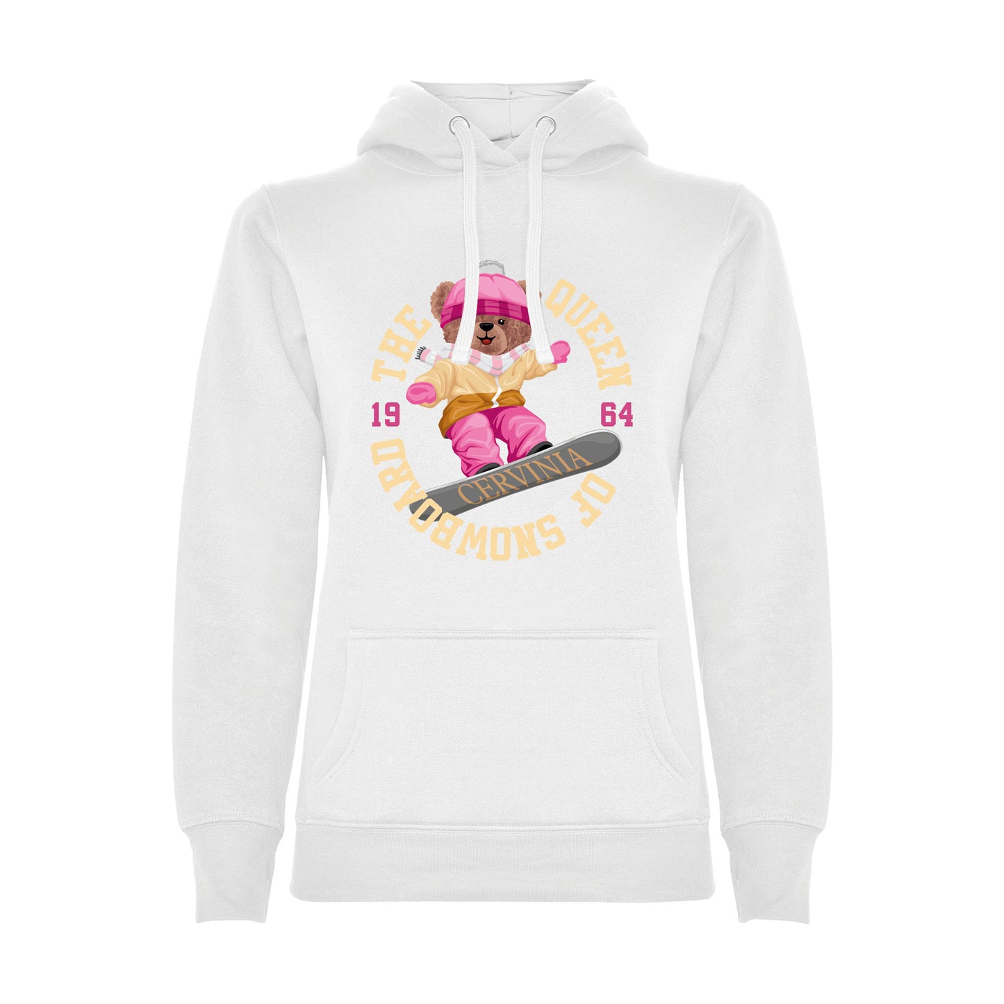 FELPA DONNA LBEA-LOG-009-W-FE BIANCO