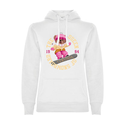 FELPA DONNA LBEA-LOG-009-W-FE BIANCO