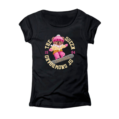 T-SHIRT DONNA LBEA-LOG-009-W NERO