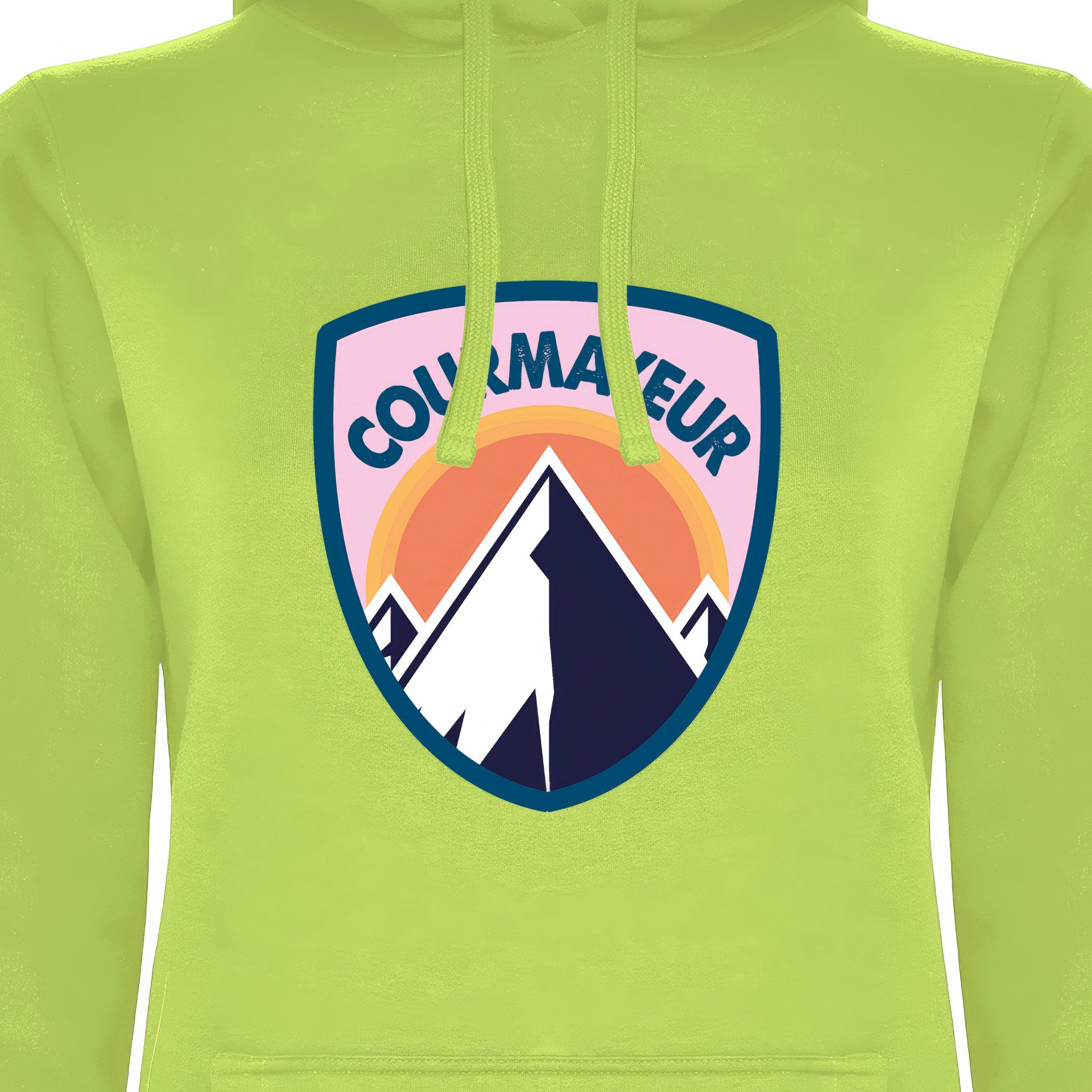 FELPA DONNA LOGO-001-W-FE PISTACCHIO