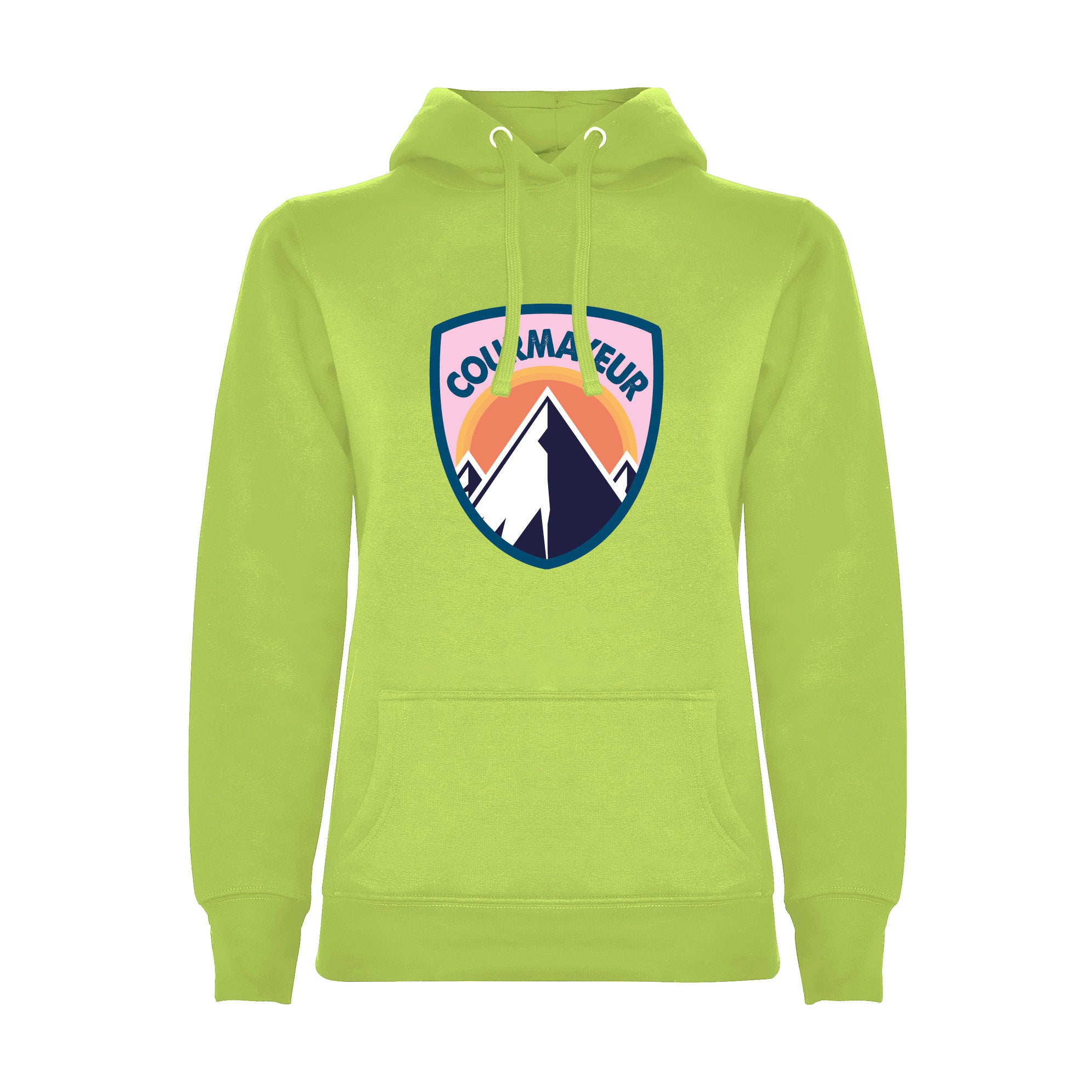 FELPA DONNA LOGO-001-W-FE PISTACCHIO