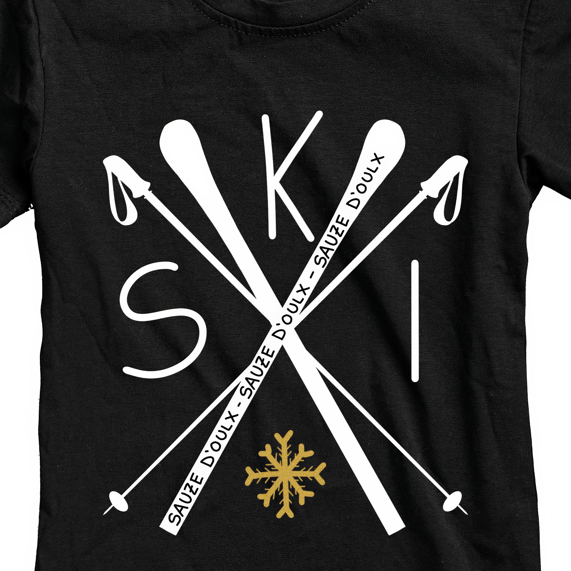 T-SHIRT JUNIOR LOGO-005-JF NERO