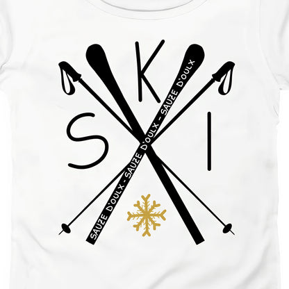 T-SHIRT DONNA LOGO-006-W BIANCO