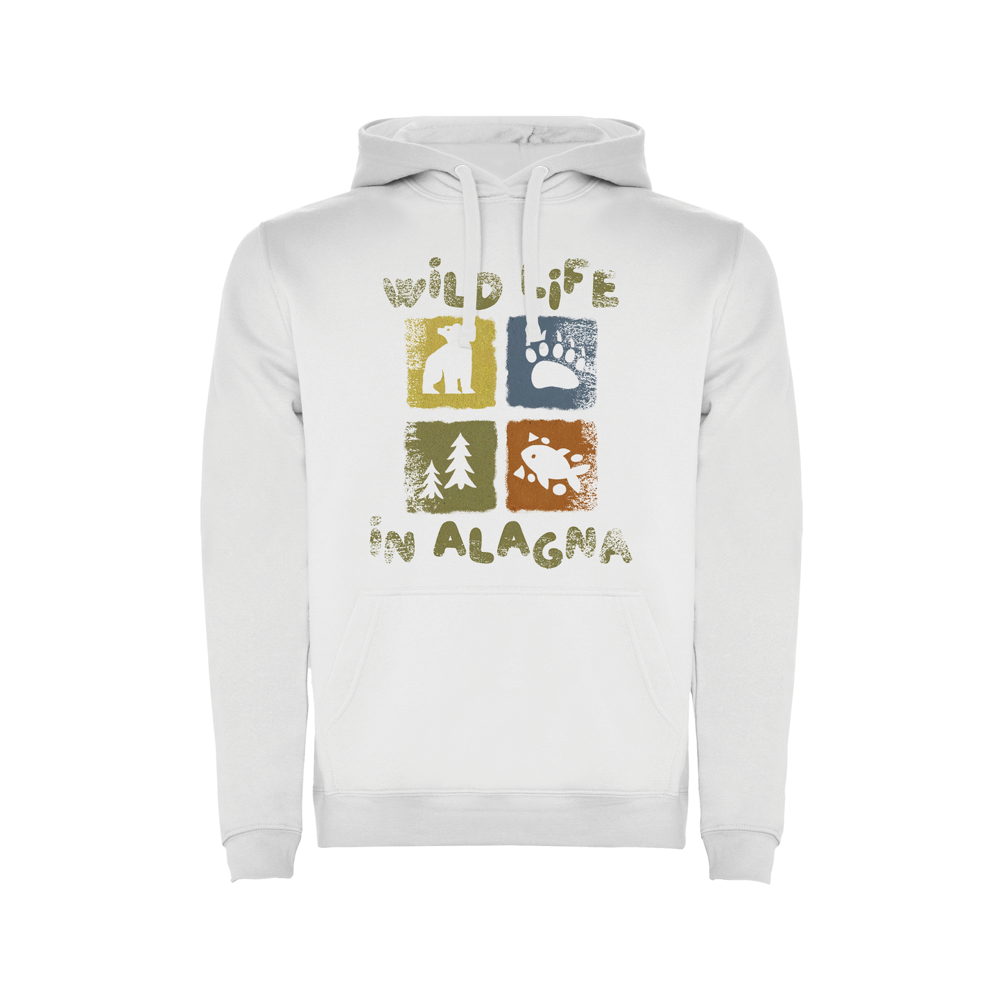 Felpa bambino LOGO-015-JM-FE BIANCO