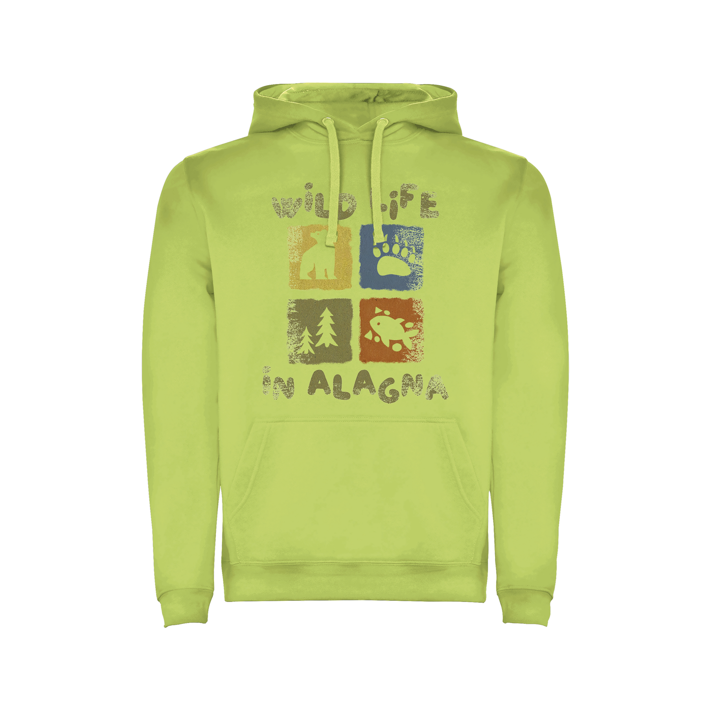 Felpa bambino LOGO-015-JM-FE LIME
