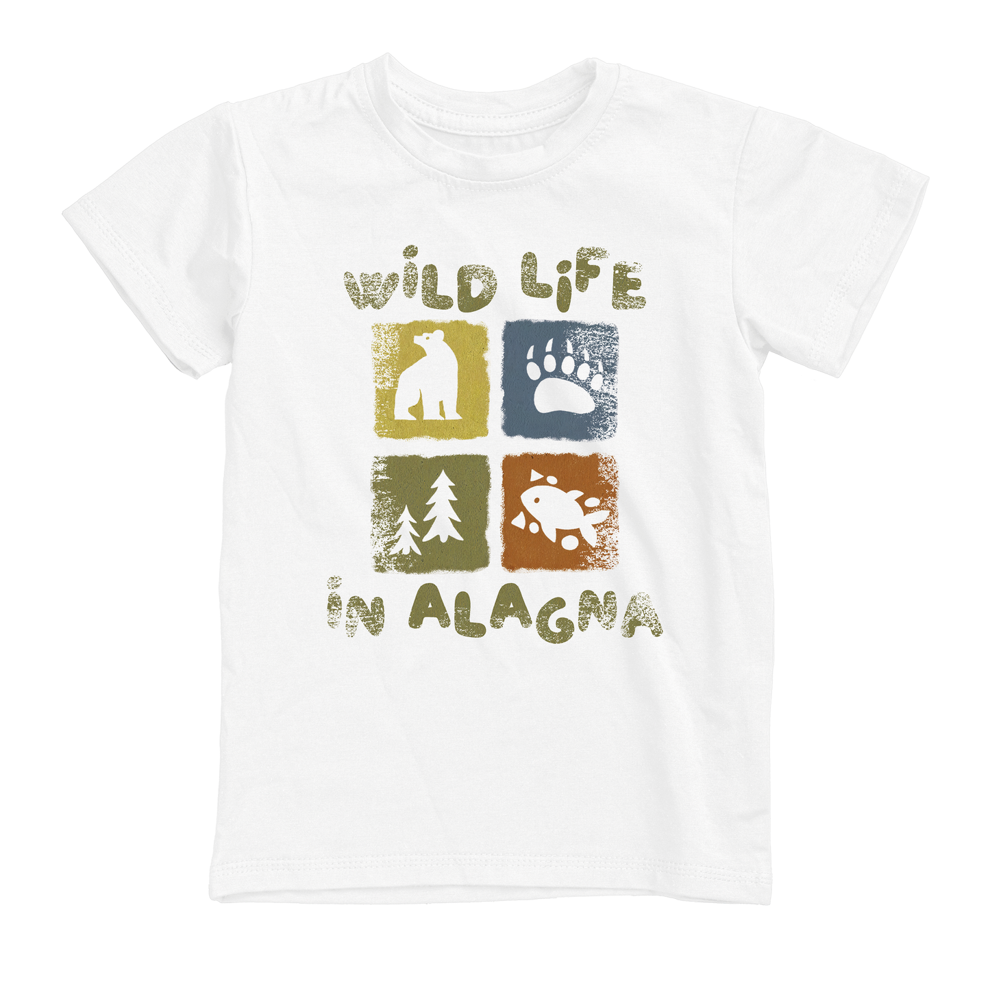 T-shirt uomo LOGO-015-M-BIANCO