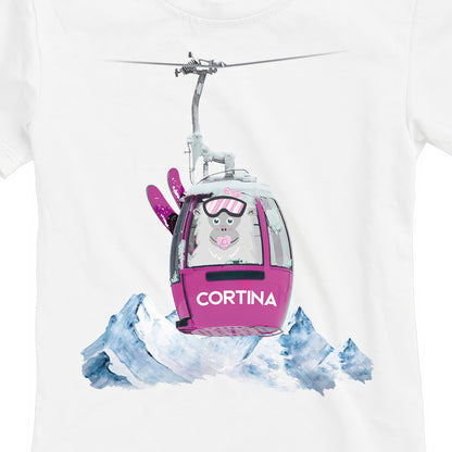 T-SHIRT JUNIOR LYET-CAB-001-JF BIANCO