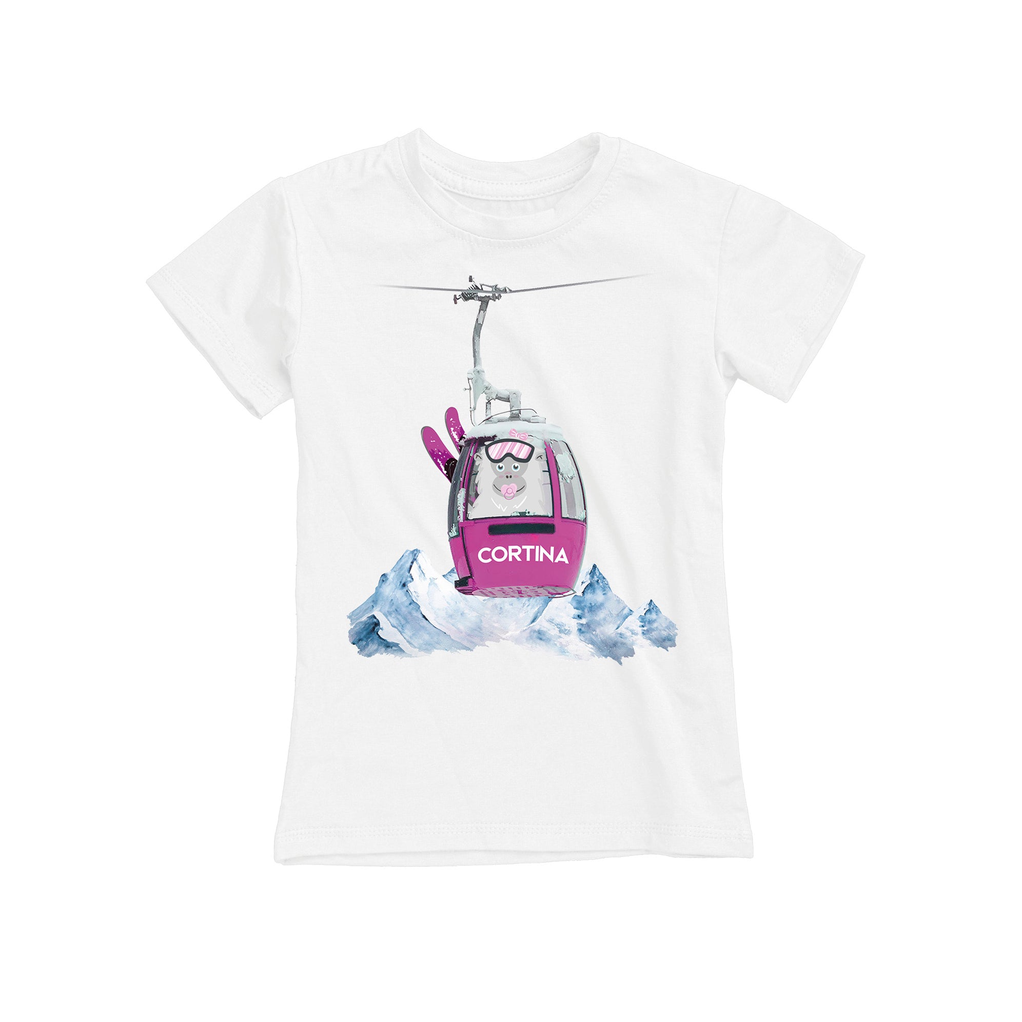 T-SHIRT JUNIOR LYET-CAB-001-JF BIANCO