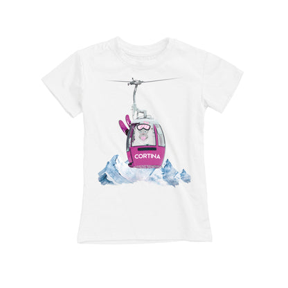T-SHIRT JUNIOR LYET-CAB-001-JF BIANCO