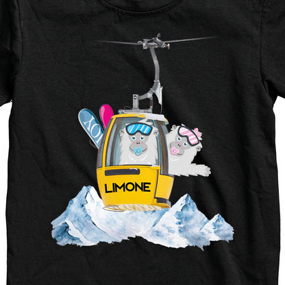 T-SHIRT JUNIOR LYET-CAB-002-JM NERO