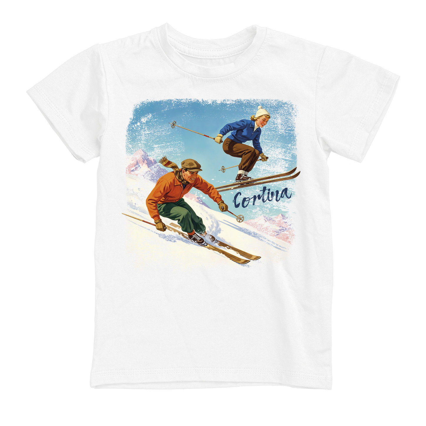 T-shirt uomo OLDPRINT-002-M-BIANCO