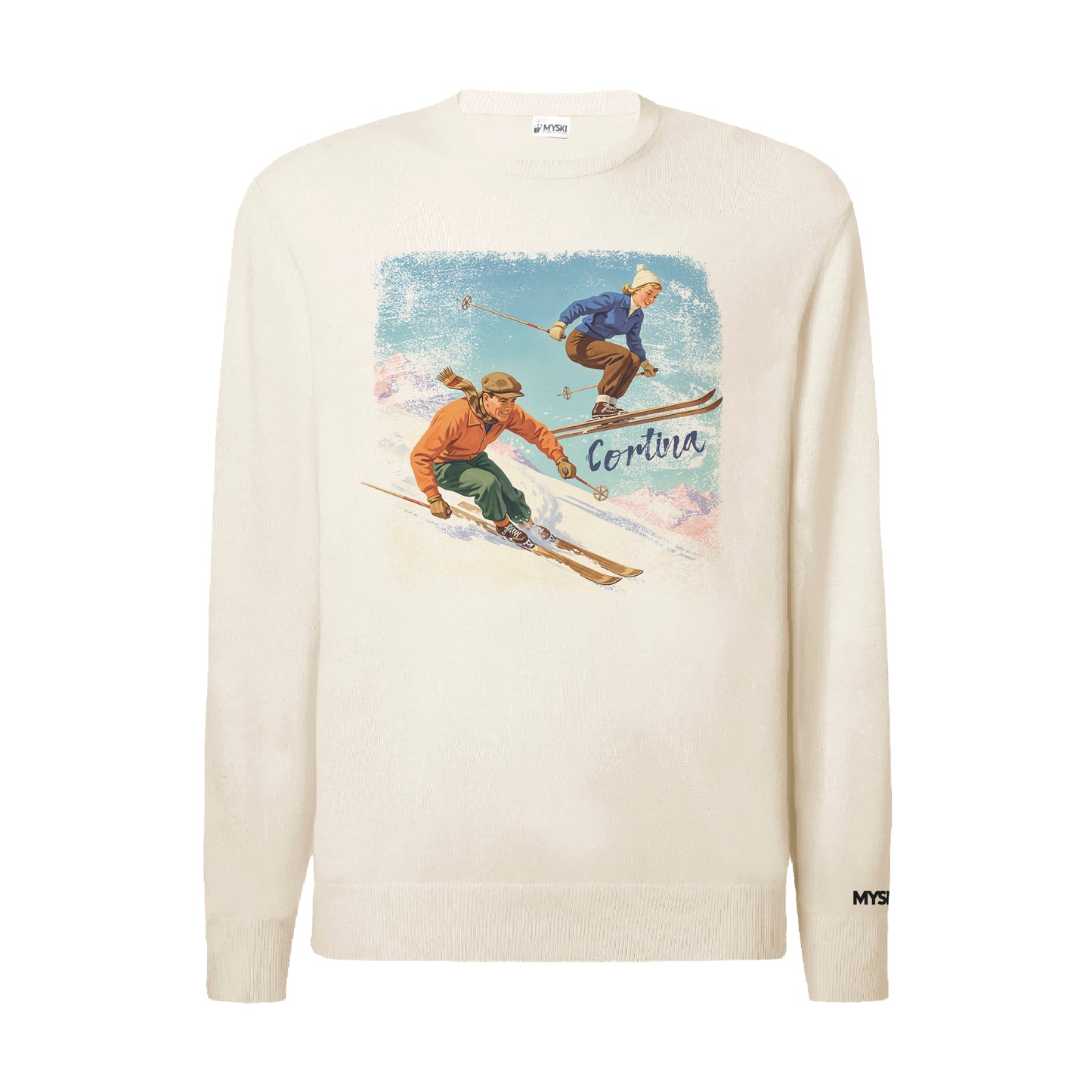 Maglione uomo OLDPRINT-002-M-MAGL-panna