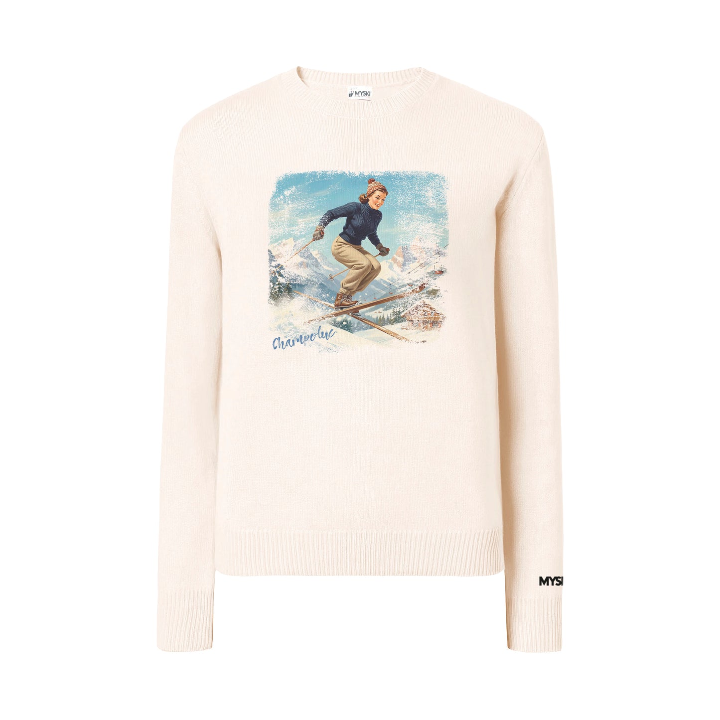 Maglione donna OLDPRINT-003-W-MAGL-PANNA