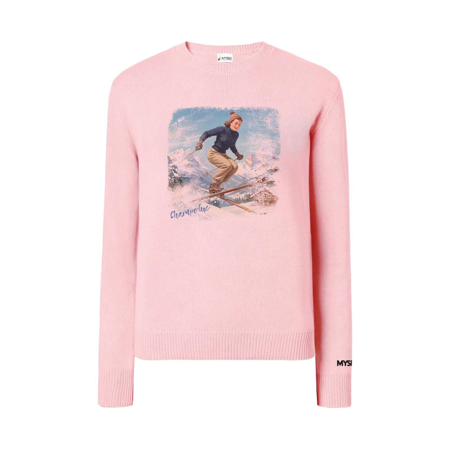 Maglione donna OLDPRINT-003-W-MAGL-ROSA