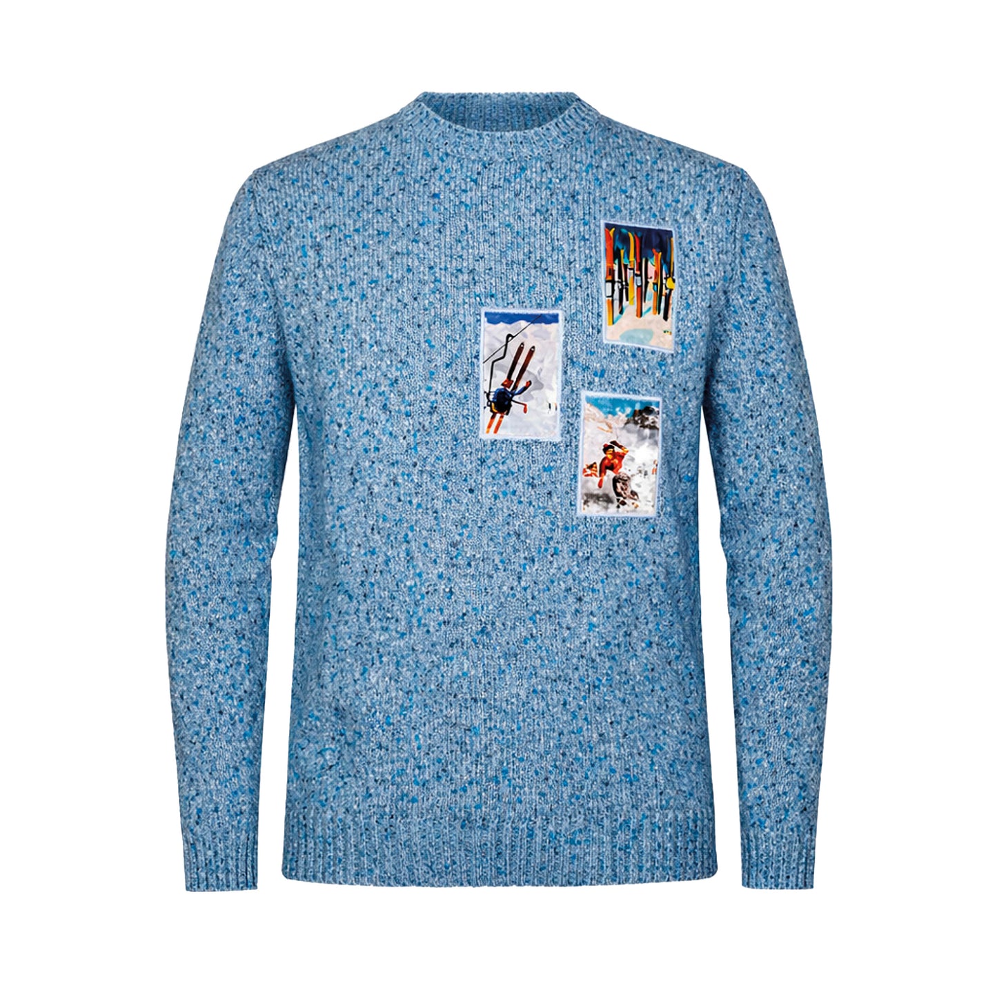 Paricollo con patch uomo PC-02-AZ-PATCH