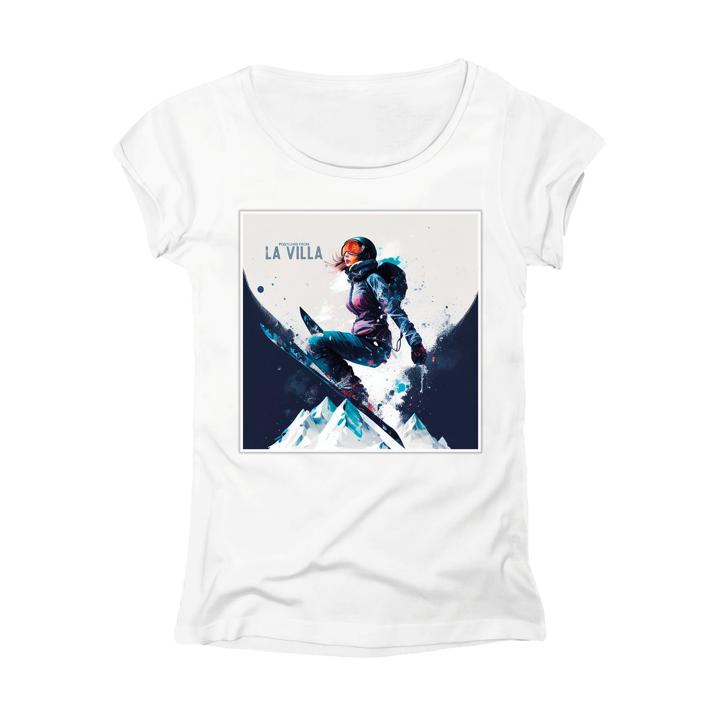 T-SHIRT DONNA POST-002-W BIANCO