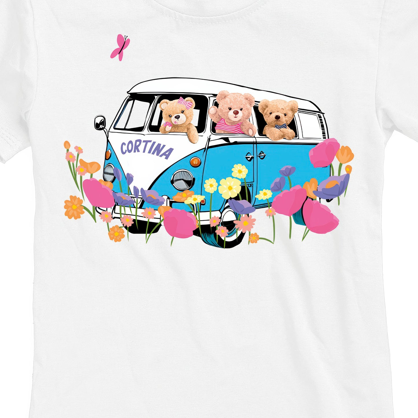 T-SHIRT JUNIOR TEDDY-001-JF BIANCO